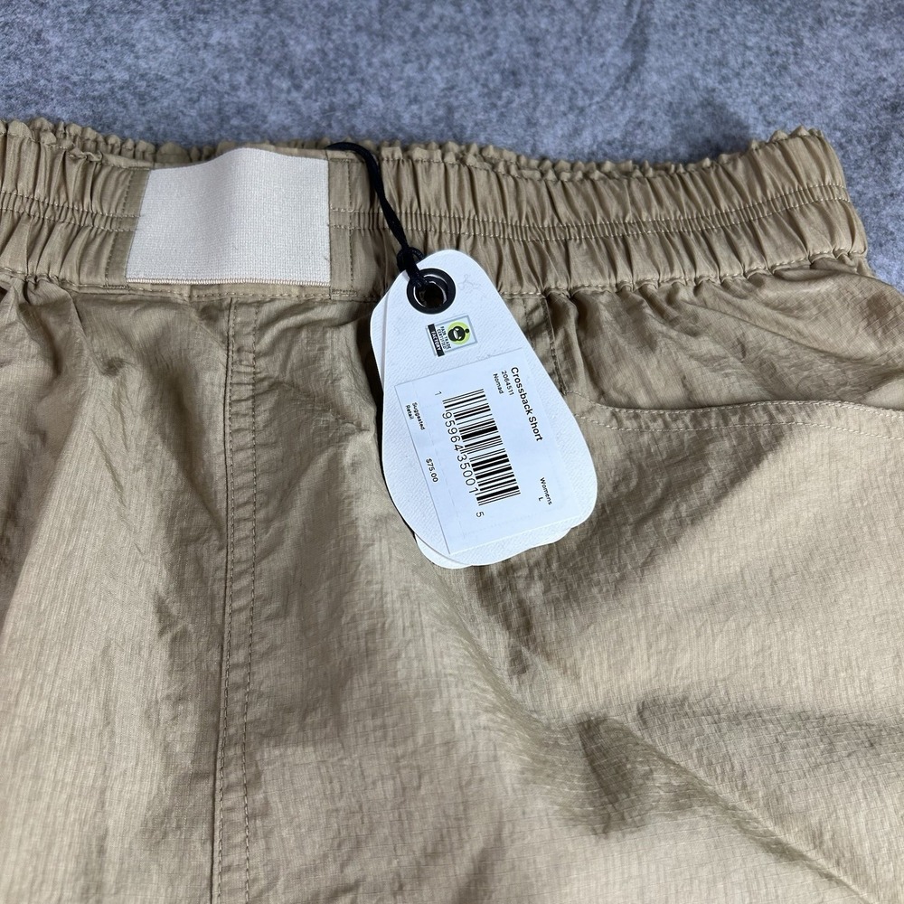 Prana Cross Back Short Womens Large Nomad 3" Nylon Hiking Granola Gorpecore - Picture 4 of 10